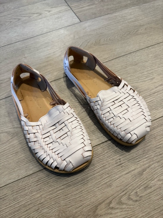 Origo Shoes - Origo Huarache Genuine Leather Barefoot Minimalist White Sandals women’s 6.5